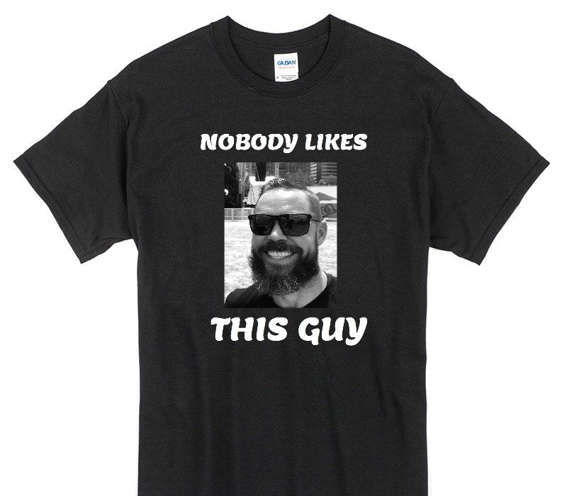 Custom Gildan 100% Cotton Black T-Shirt