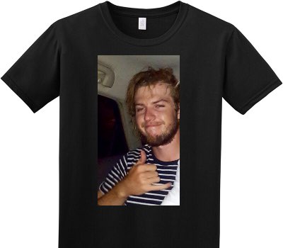 Custom Adult Soft Style 100% Cotton Black T-Shirt