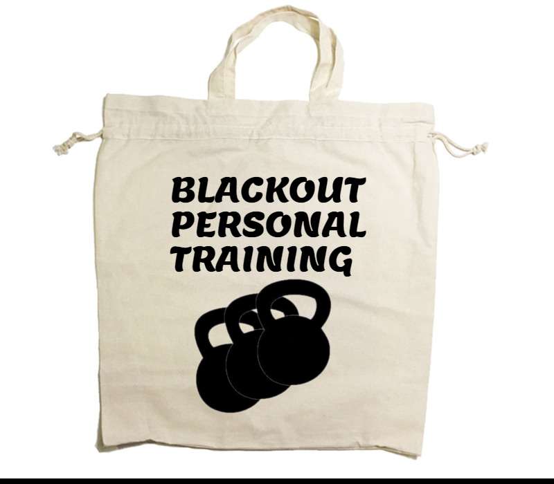 Custom Drawstring Tote Bag Cotton Calico