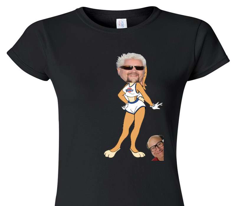 Custom Womens Soft Style 100% Cotton Black T-Shirt