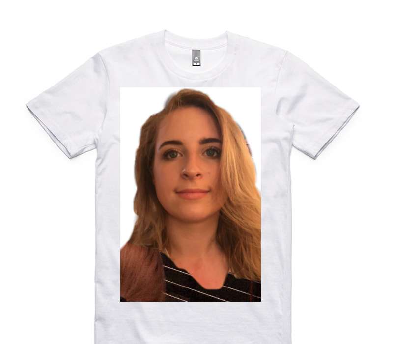 Custom AS Colour 100% Cotton White T-Shirt