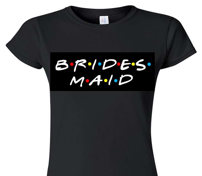 Custom Womens Soft Style 100% Cotton Black T-Shirt