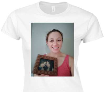 Custom Womens Soft Style 100% Cotton White T-Shirt