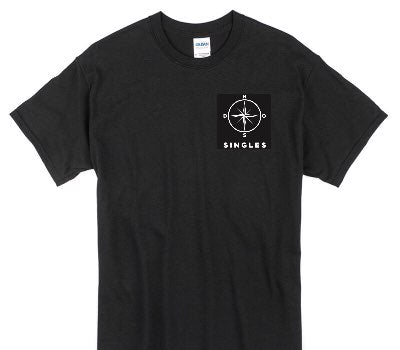 Custom Gildan 100% Cotton Black T-Shirt