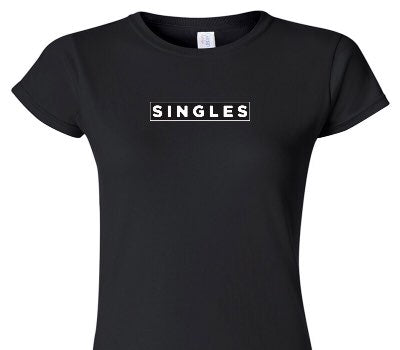 Custom Womens Soft Style 100% Cotton Black T-Shirt