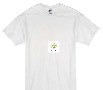Custom Gildan 100% Cotton White T-Shirt