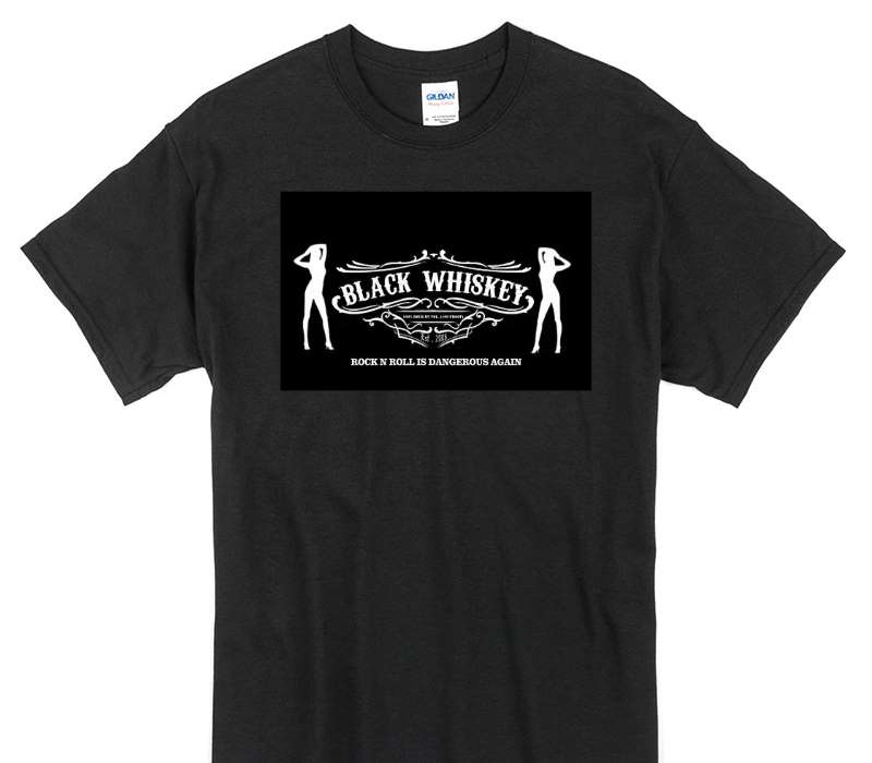 Custom Gildan 100% Cotton Black T-Shirt