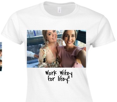 Custom Womens Soft Style 100% Cotton White T-Shirt
