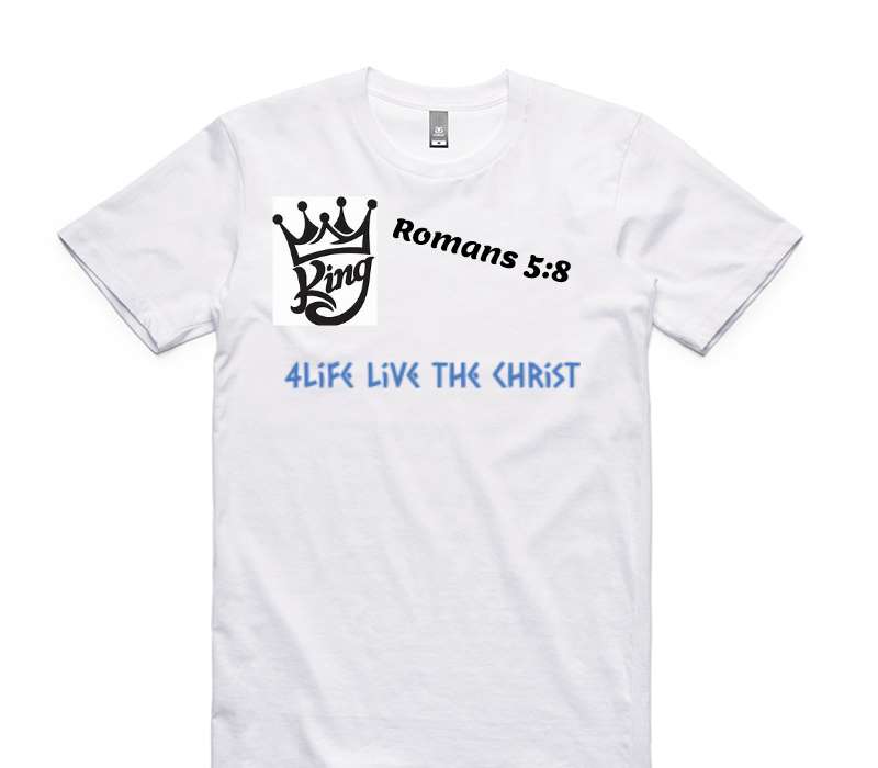 Custom AS Colour 100% Cotton White T-Shirt