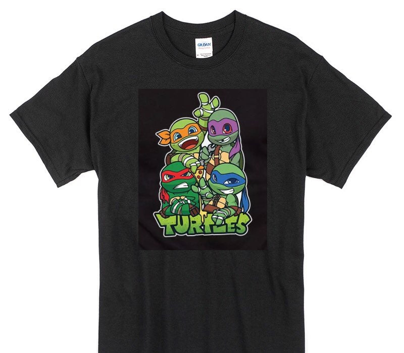 Custom Gildan 100% Cotton Black T-Shirt