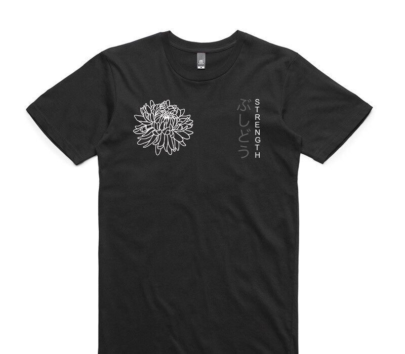 Custom AS Colour 100% Cotton Black T-Shirt