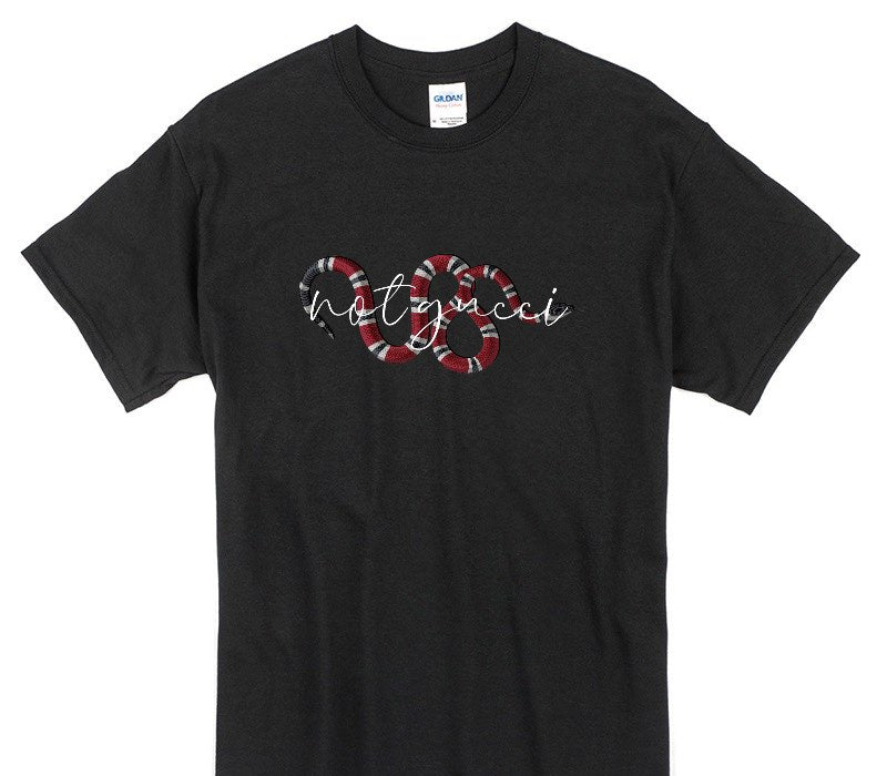 Custom Gildan 100% Cotton Black T-Shirt
