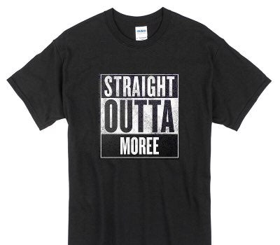 Custom Gildan 100% Cotton Black T-Shirt