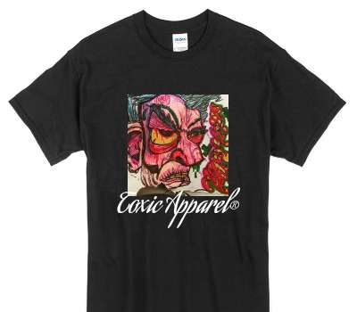 Custom Gildan 100% Cotton Black T-Shirt