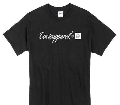 Custom Gildan 100% Cotton Black T-Shirt