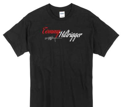 Custom Gildan 100% Cotton Black T-Shirt