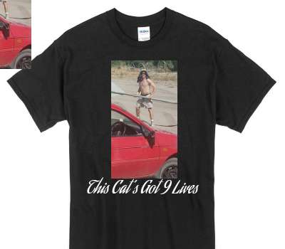 Custom Gildan 100% Cotton Black T-Shirt