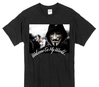 Custom Gildan 100% Cotton Black T-Shirt
