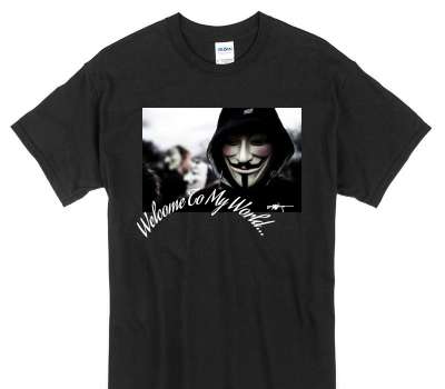 Custom Gildan 100% Cotton Black T-Shirt