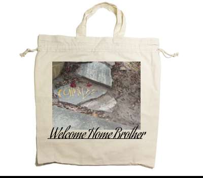 Custom Drawstring Tote Bag Cotton Calico