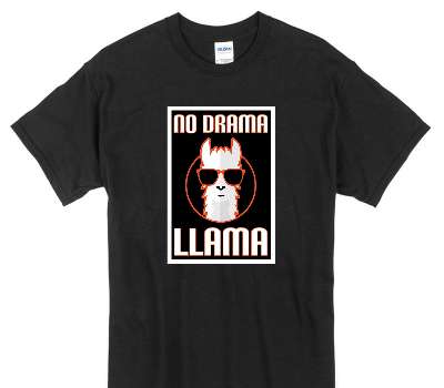 Custom Gildan 100% Cotton Black T-Shirt
