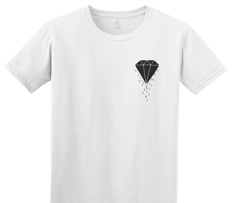 Custom Adult Soft Style 100% Cotton White T-Shirt