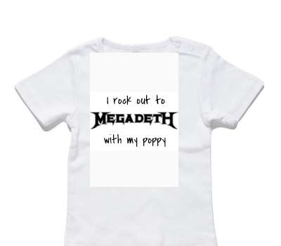 Custom AS Colour White Baby T-Shirt