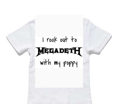 Custom AS Colour White Baby T-Shirt