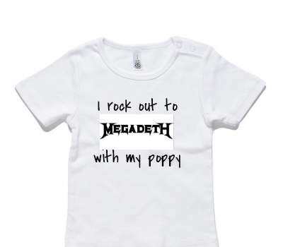 Custom AS Colour White Baby T-Shirt