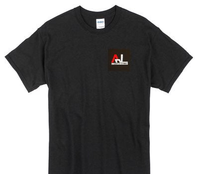 Custom Gildan 100% Cotton Black T-Shirt