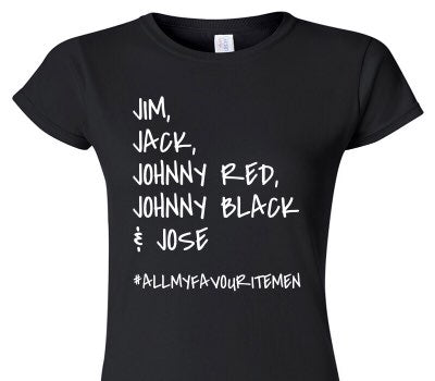 Custom Womens Soft Style 100% Cotton Black T-Shirt