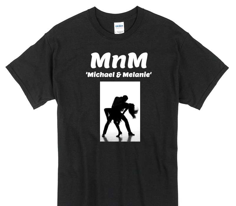 Custom Gildan 100% Cotton Black T-Shirt