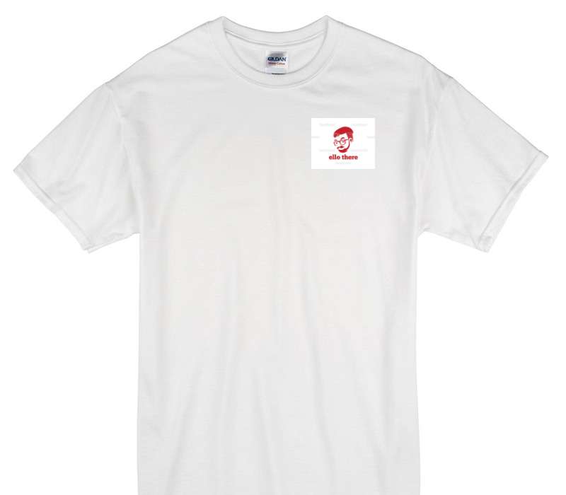 Custom Gildan 100% Cotton White T-Shirt