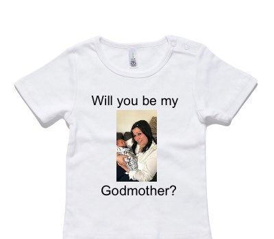 Custom AS Colour White Baby T-Shirt