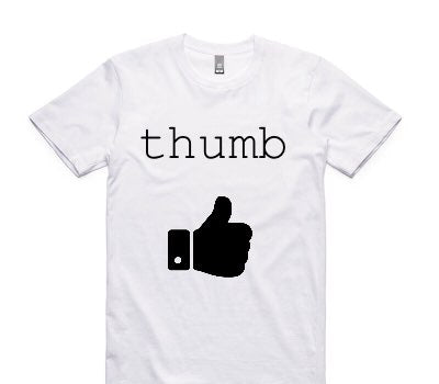 Custom AS Colour 100% Cotton White T-Shirt