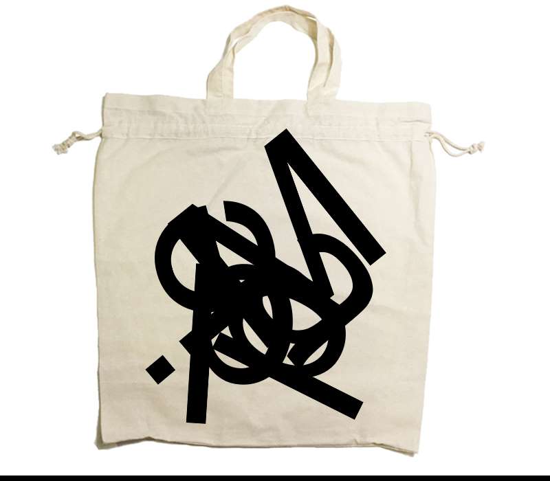 Custom Drawstring Tote Bag Cotton Calico
