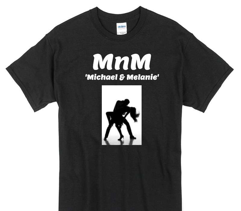 Custom Gildan 100% Cotton Black T-Shirt