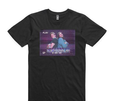 Custom AS Colour 100% Cotton Black T-Shirt