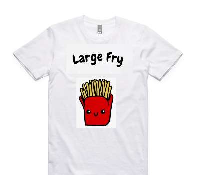 Custom AS Colour 100% Cotton White T-Shirt