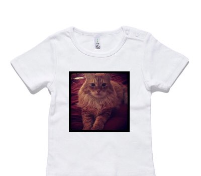 Custom AS Colour White Baby T-Shirt