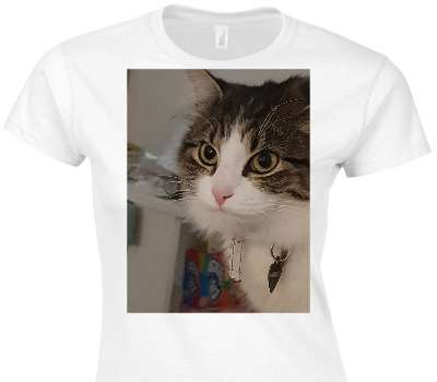 Custom Womens Soft Style 100% Cotton White T-Shirt