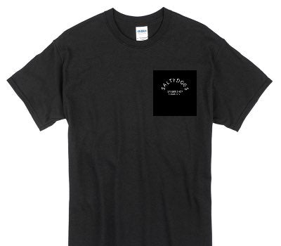 Custom Gildan 100% Cotton Black T-Shirt