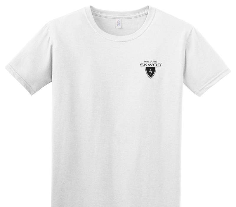Custom Adult Soft Style 100% Cotton White T-Shirt