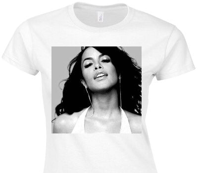 Custom Womens Soft Style 100% Cotton White T-Shirt