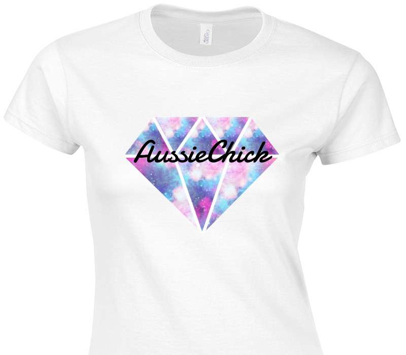Custom Womens Soft Style 100% Cotton White T-Shirt