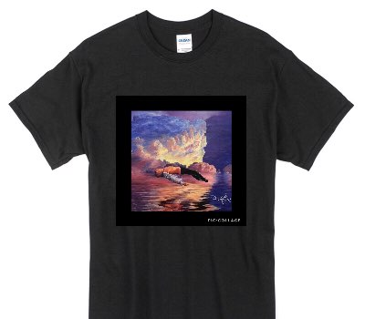 Custom Gildan 100% Cotton Black T-Shirt