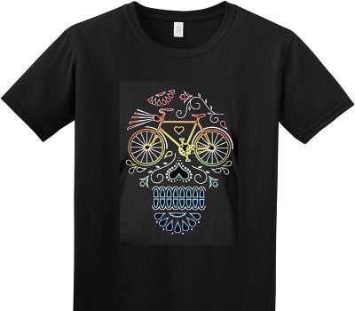 Custom Adult Soft Style 100% Cotton Black T-Shirt