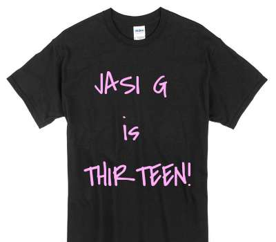 Custom Gildan 100% Cotton Black T-Shirt