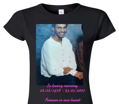 Custom Womens Soft Style 100% Cotton Black T-Shirt