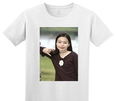 Custom Adult Soft Style 100% Cotton White T-Shirt